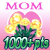 1000+ puntos en el Concurso Mejor Blingee del Día de la madre