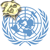 Goldenes "Vereinte Nationen"-Blingee
