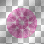 Round Pink Gem